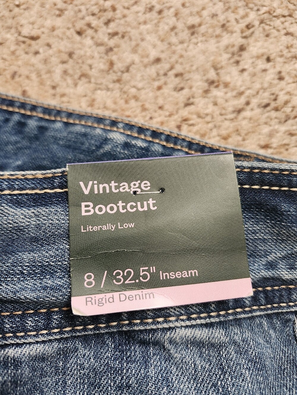 Low Rise Boot Cut Jeans - Picture 4 of 11